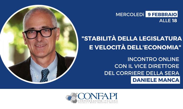9 febbraio: webinar gratuito con Daniele Manca