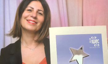 Il premio IWEC 2020 a Leonarda Tantulli, Ceo di Fibroservice Srl