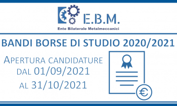 BANDI BORSE DI STUDIO 2020/2021 | Apertura Candidature