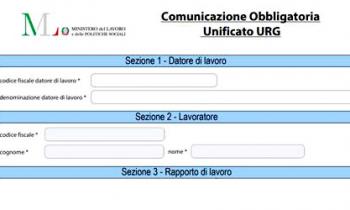 UNIURG: online applicativo per invio comunicazione sintetica d'urgenza
