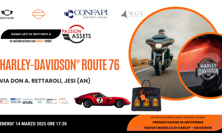 EVENTO PASSION ASSETS. VENERDI’ 14 MARZO 2025 ORE 17:30