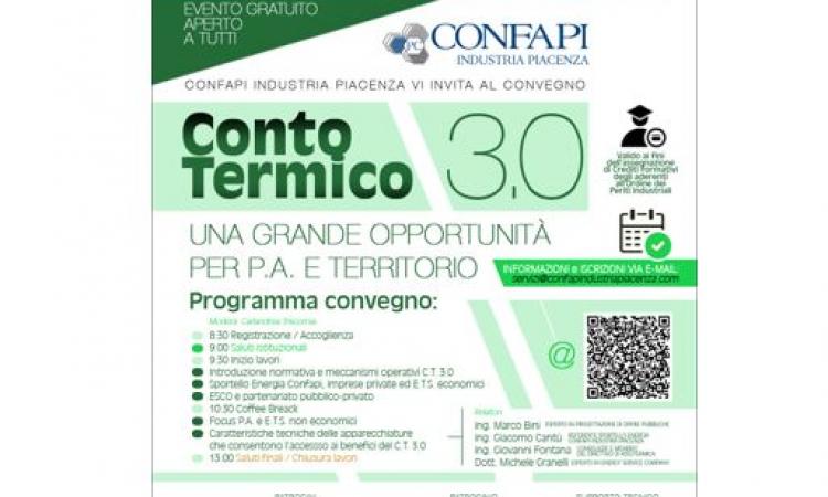 Convegno "CONTO TERMICO 3.0"
