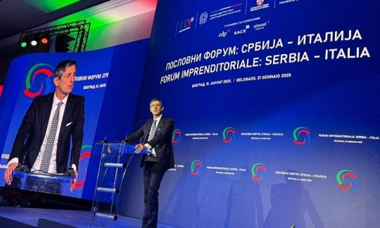 CAMISA AL BUSINESS FORUM SERBIA-ITALIA DI BELGRADO: COOPERAZIONE PUÒ CRESCERE ANCORA