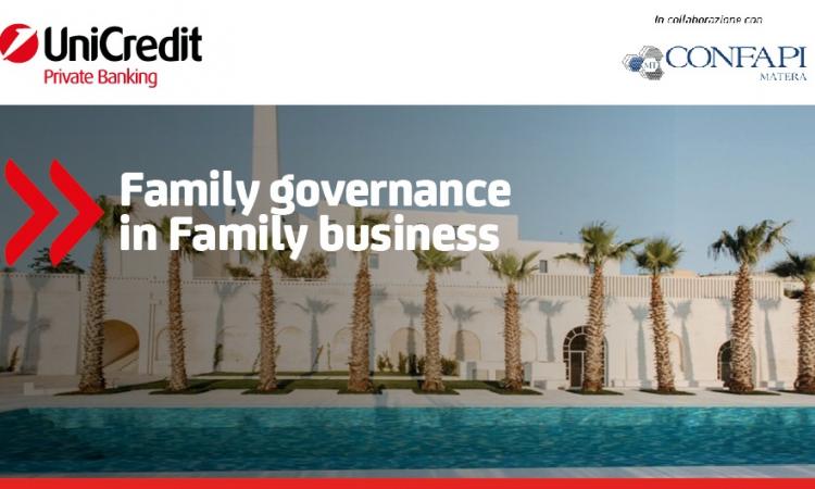 Family Governance, seminario di Confapi Matera e Unicredit