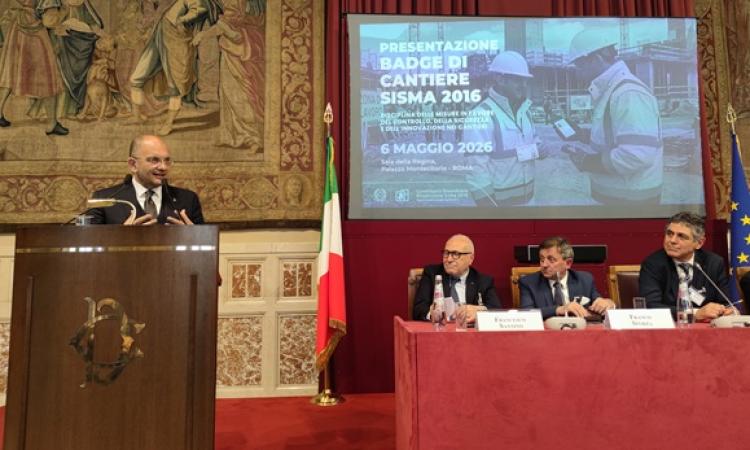 Confapi Aniem alla Camera per la presentazione del Badge di Cantiere Sisma 2016