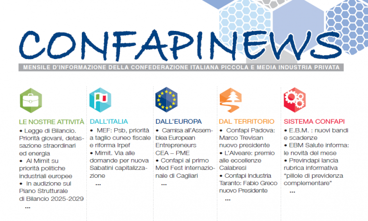 Online il nuovo numero di Confapinews