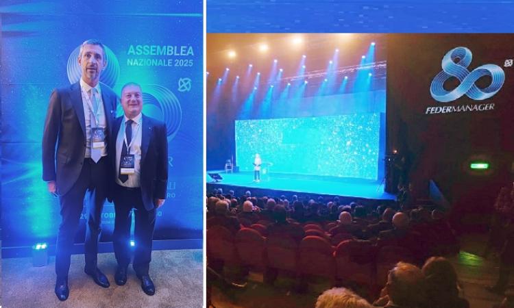 PRESIDENTE CAMISA ALL’ASSEMBLEA PER GLI 80 ANNI DI FEDERMANAGER